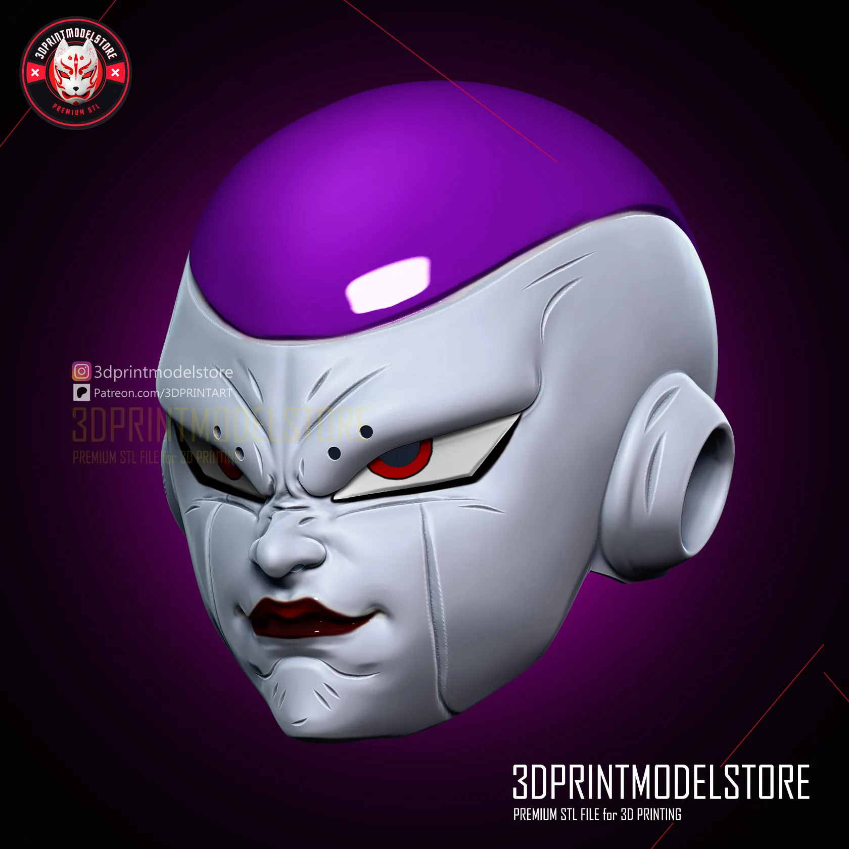 Frieza Dragon Ball Z Cosplay Mask - Anime Frieza Helmet