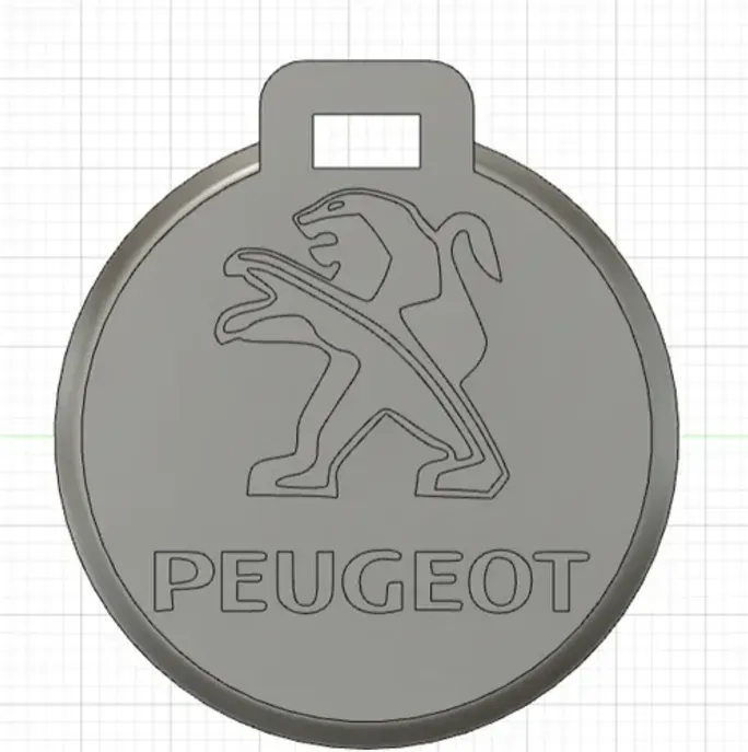 Pendentif porte clé Peugeot / Peugeot Key ring ornement