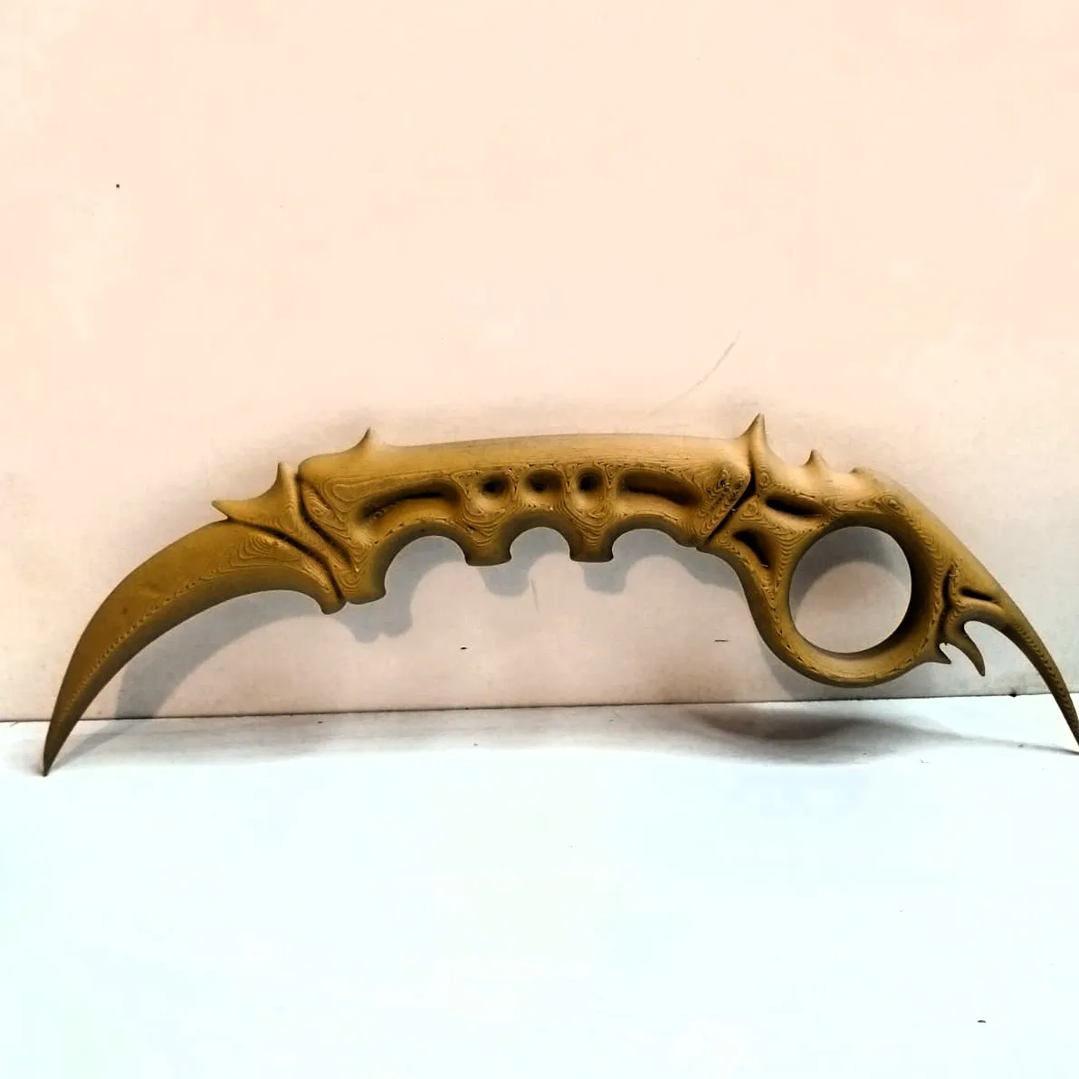 Daga Ritual Colmillo de Hueso STL/3MF – Cuchillo Fantasía-1