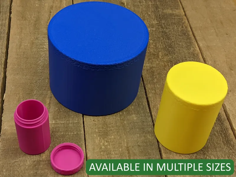Set de colecție de borcane / canistre cu capac filetat (peste 25 de dimensiuni)