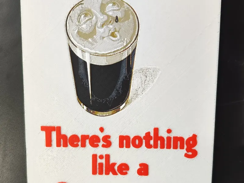 Vintage Guinness Werbeplakat 04 - Hueforge