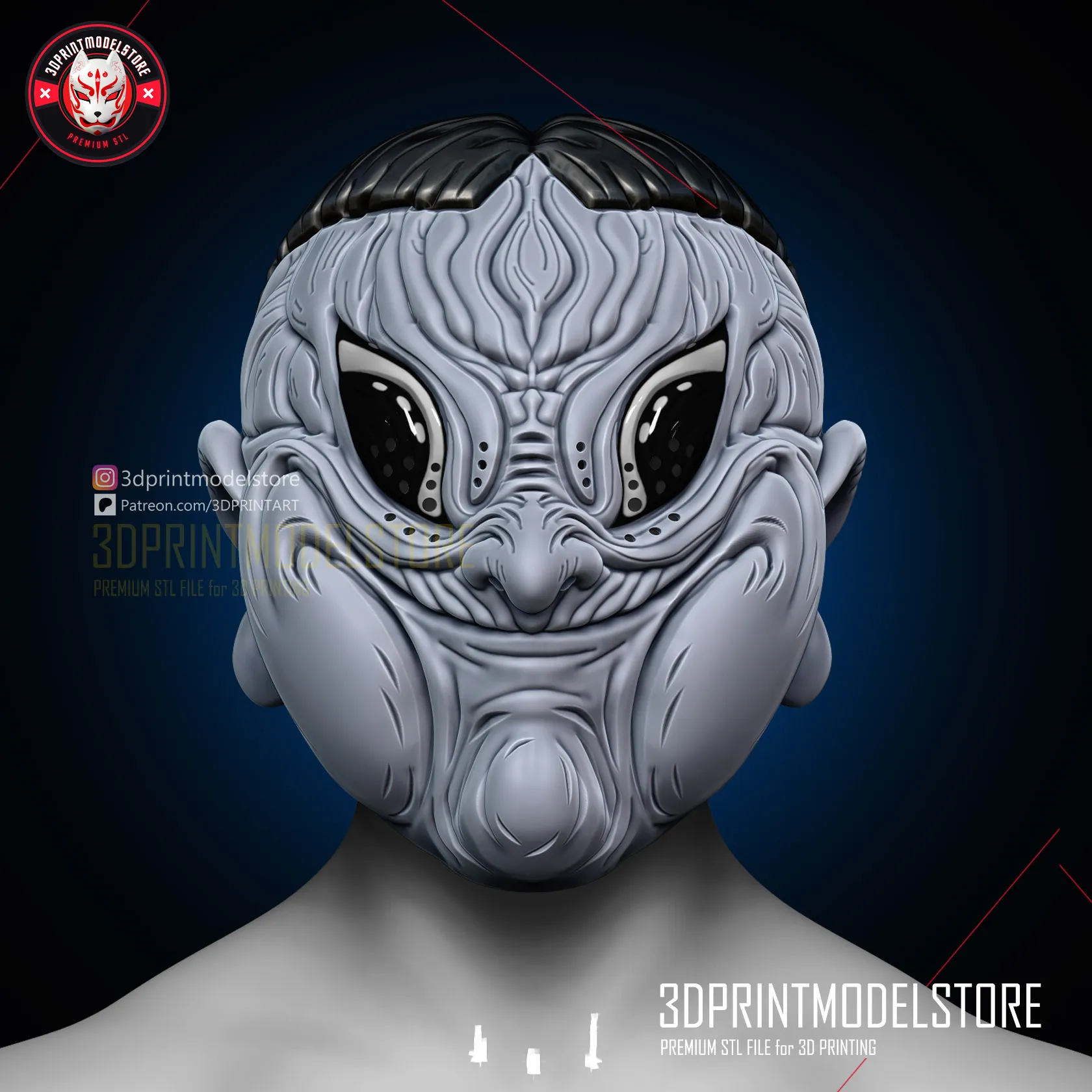 Dandadan Evil Eye Yokai Mask - Dan Da Dan Okarun Cosplay
