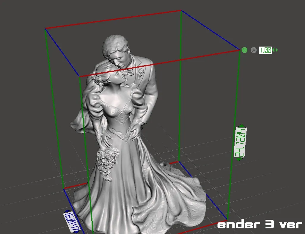 wedding couple statue decoration