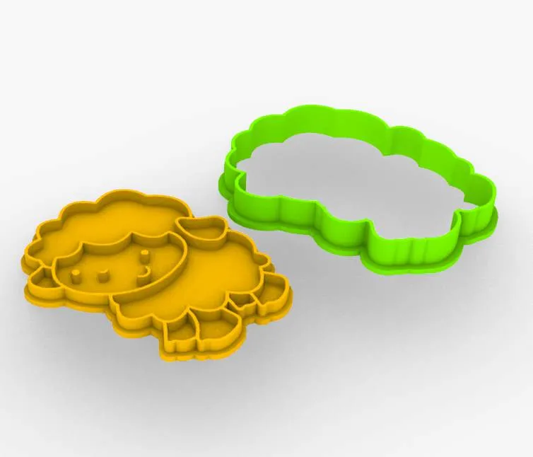 Cookie Cutter, Deer Sheep ,Polymer Clay Cutters