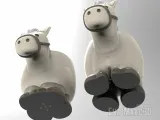 Horse - flower pot planter, pencil holder - 3mf stl-6