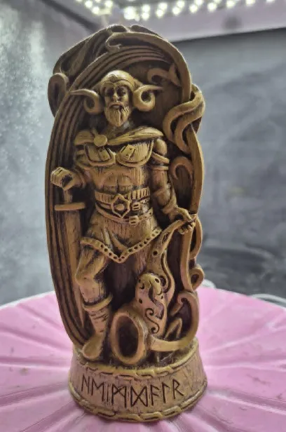gods of asgard statue Heimdall