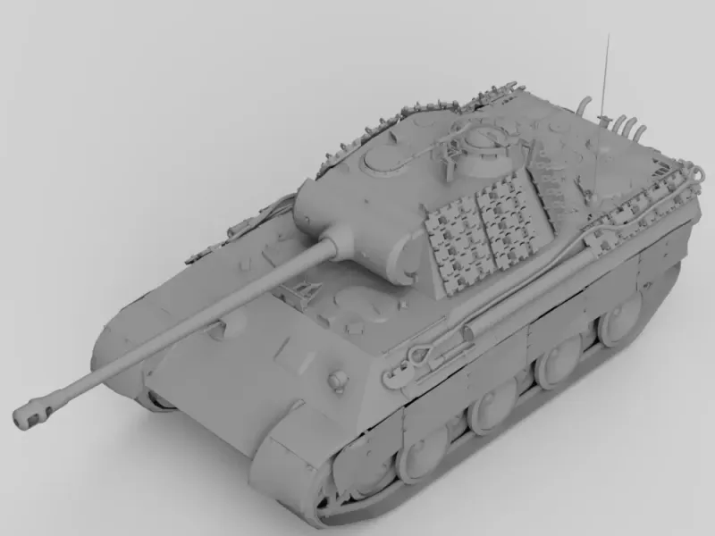 PANTHER-A MEDIUM TANK | 3D MODEL