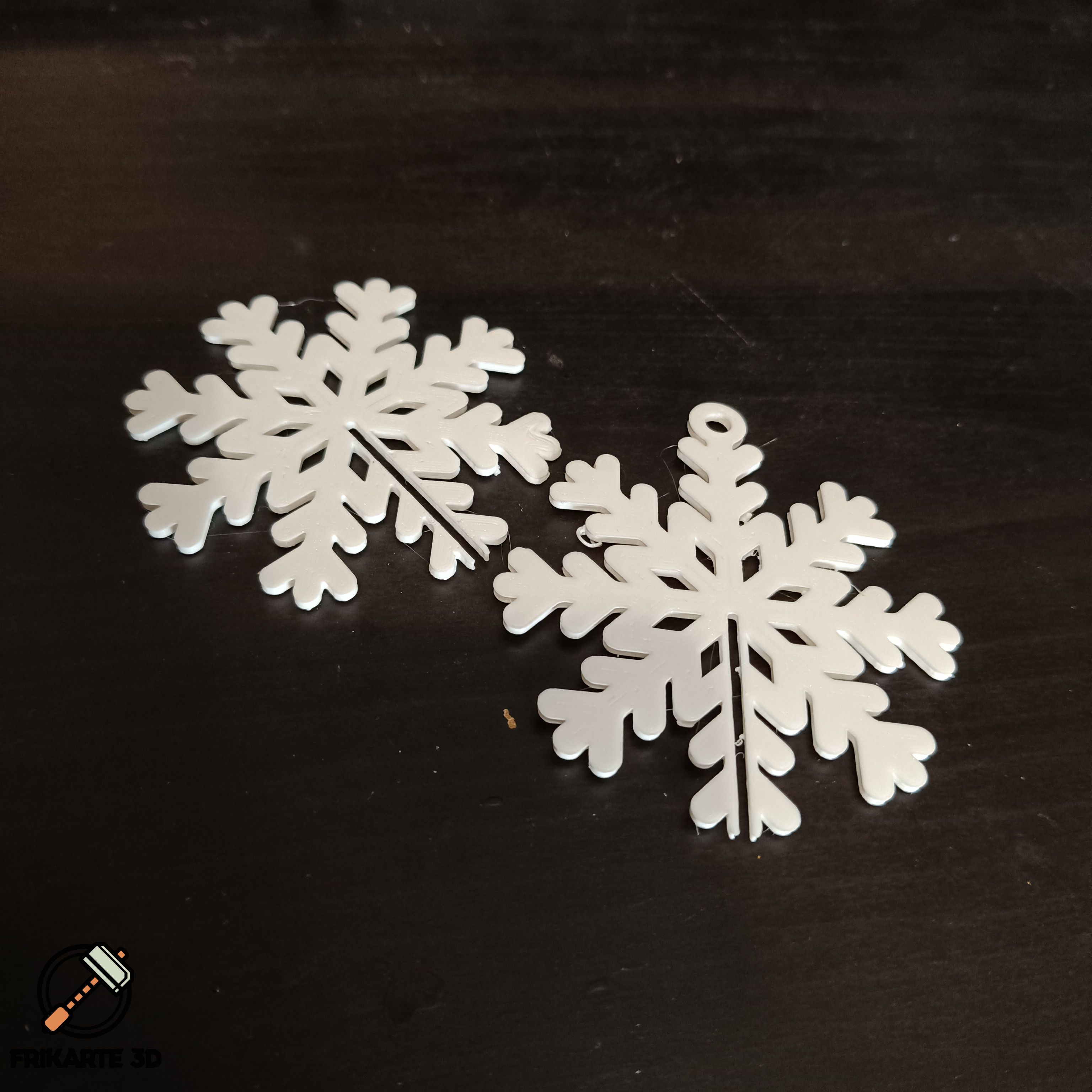 Ice Crystal Christmas Ornament Pack