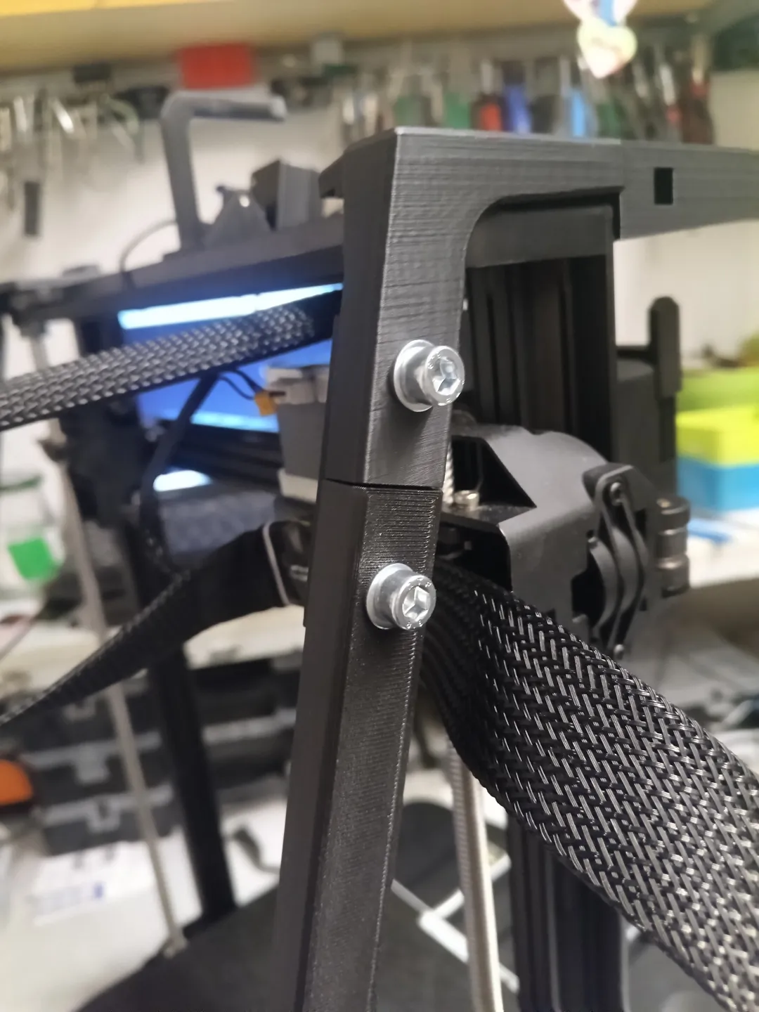 LED light bar with Anti shake construction - Ender 3 v3 KE