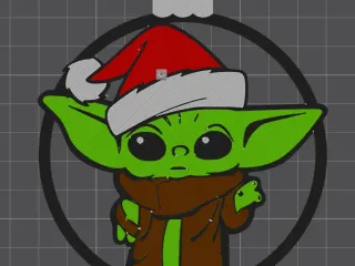 Baby Yoda Christmas Tree Decoration Upgraded