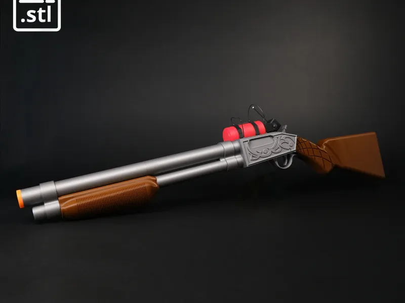 Team Fortress 2 Frontier Justice - Digital STL File for 3D P