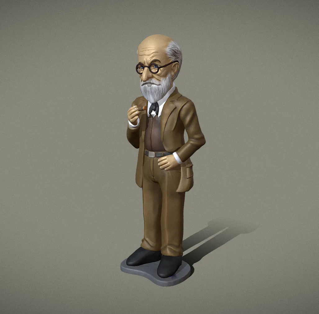 Figura de Sigmund Freud  3D printable figurine