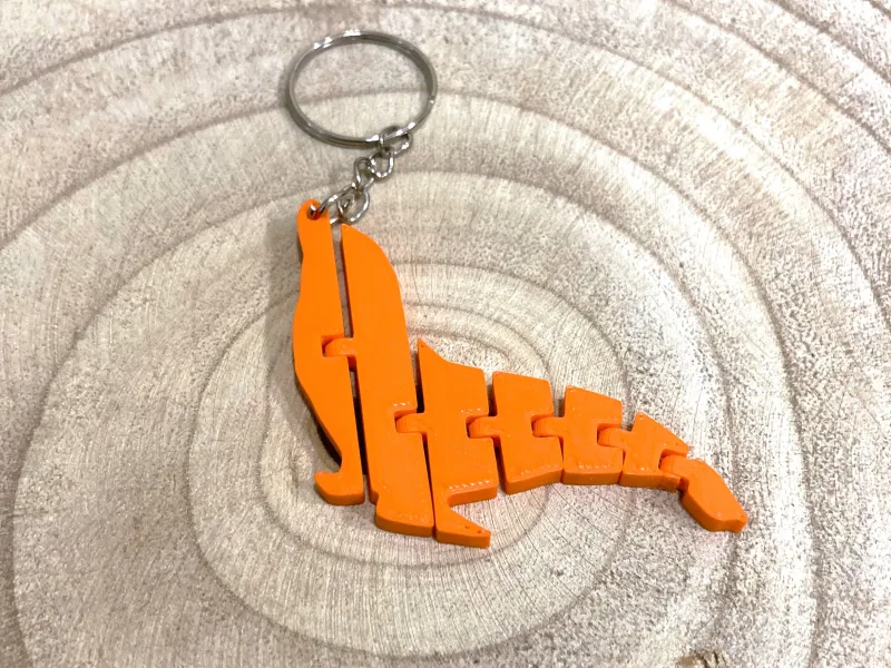 Articulated sea lion keychain / llavero foca articulada