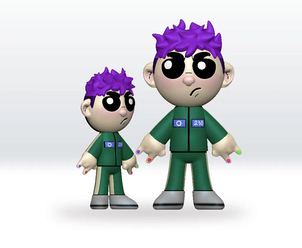 Squid Game 2 Thanos STL 3D Model Character Fanart