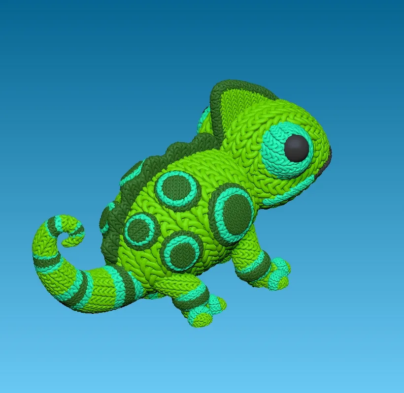 Chameleon Crochet - Knitted - Multicolor