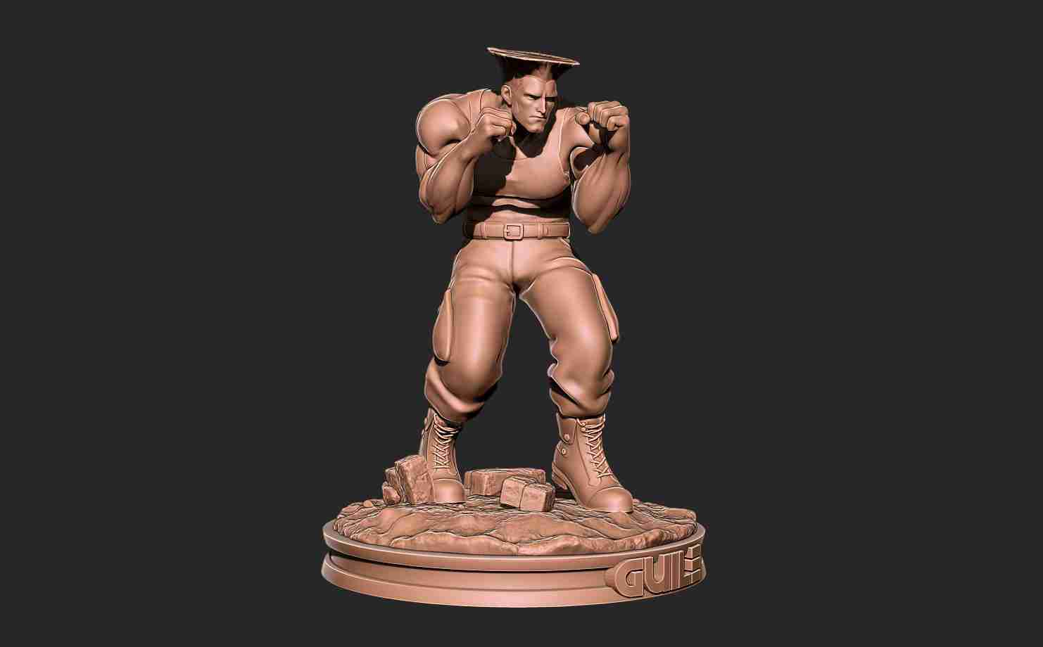 Street fighter - Guile 3D print model