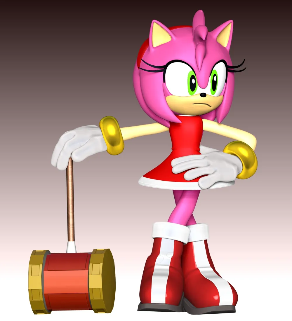 Amy Rose The Hedgehog 3 Fan Art