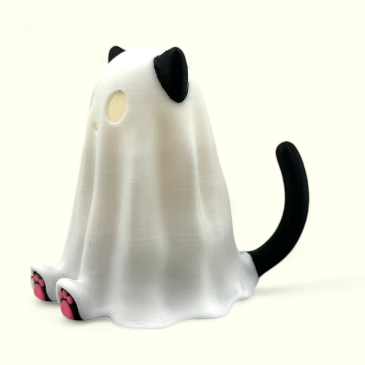 Spooky Glow Cat – No-Support Tea Light Holder