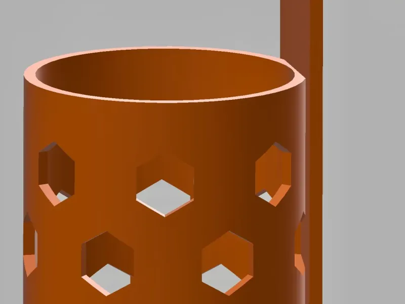 Bunk Bed Cup Holder - 22.7mm Slat - 3in Dia Bottle