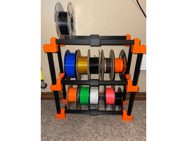 Fully 3D Printed Modular Filament Rack