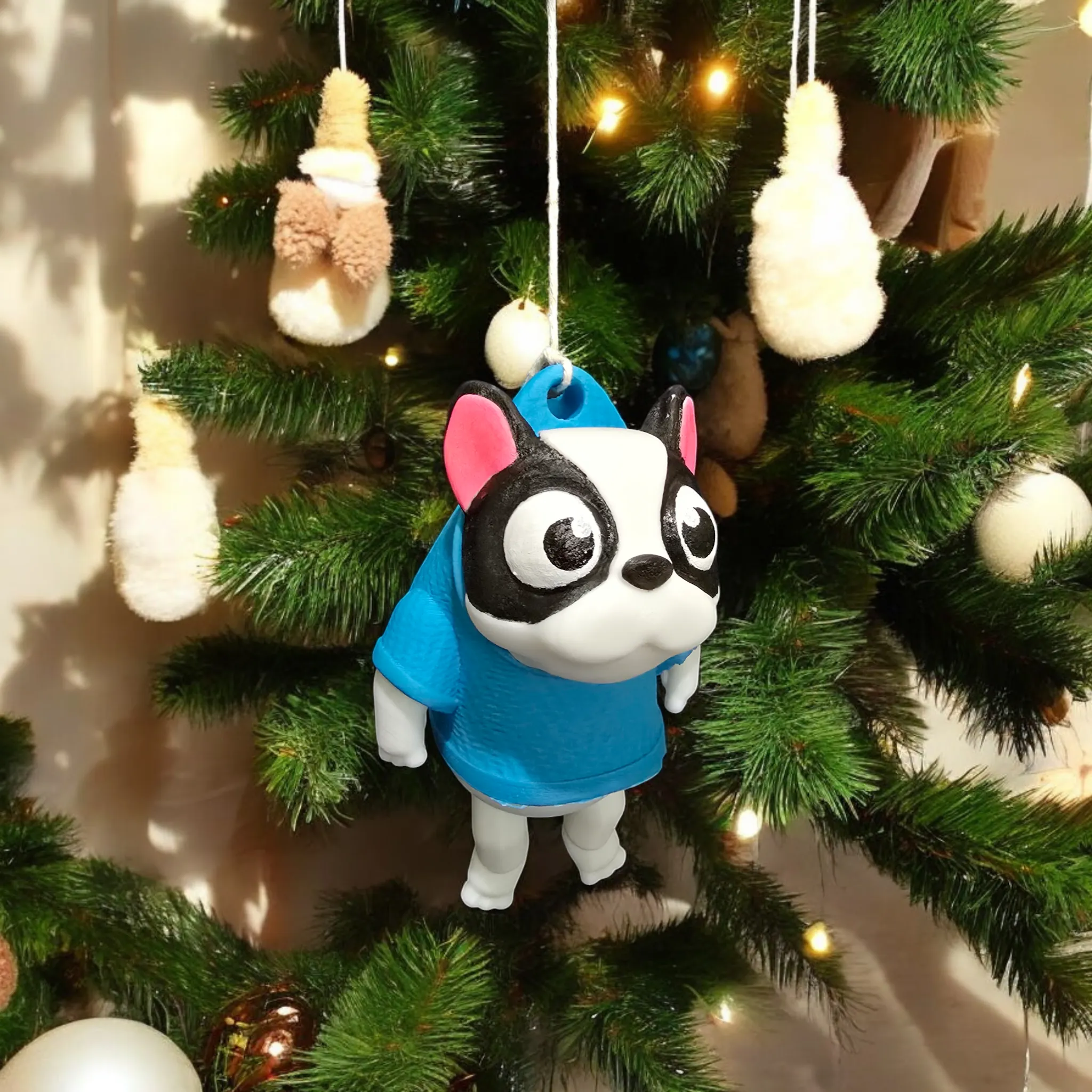 FrenchBullDog Christmas Ornament ( Support Free )