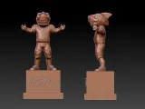 NCAA - Tony the Landshark - Ole Miss Rebels - 3d Print-3