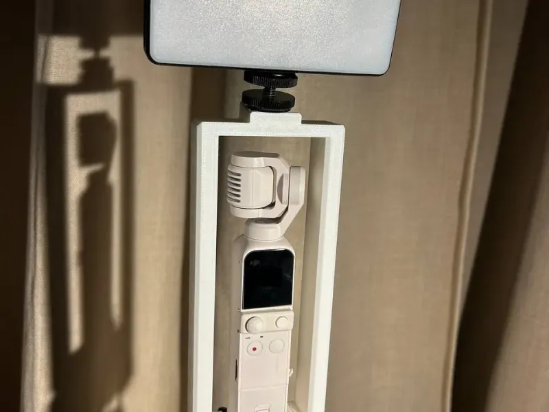 DJI Pocket 2 Mount with Cold Shoe Adapter