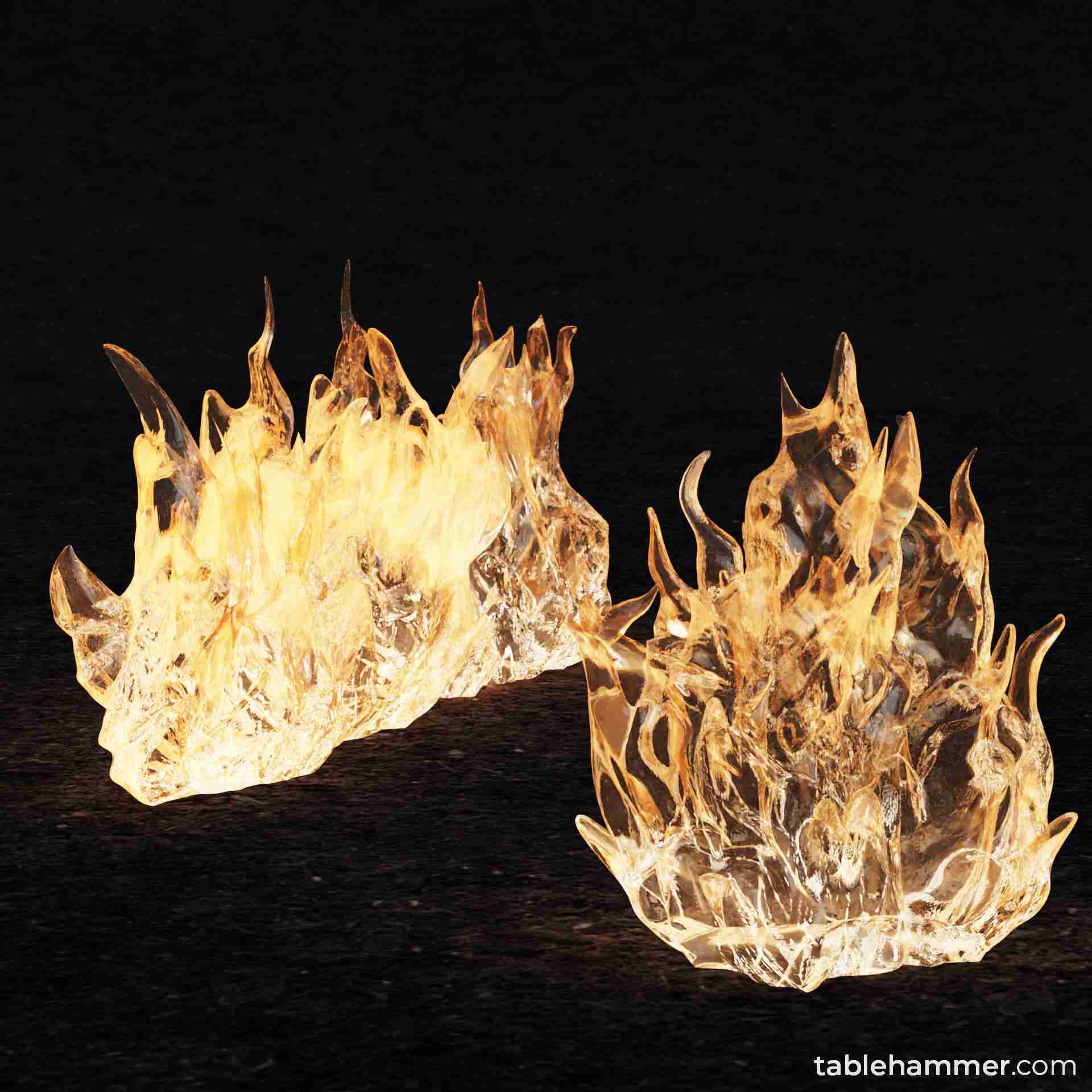 Flame walls (magical flame effects) | 3D models download | Creality Cloud