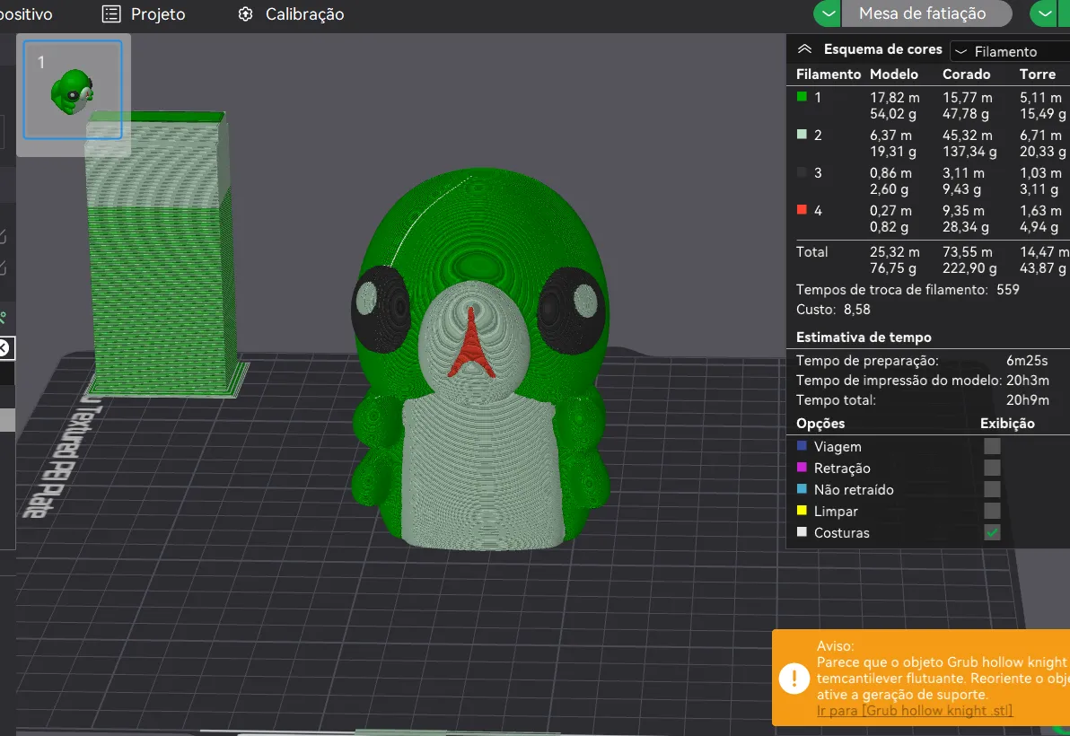 Hollow Knight - Grub Multicolor 3D Model!