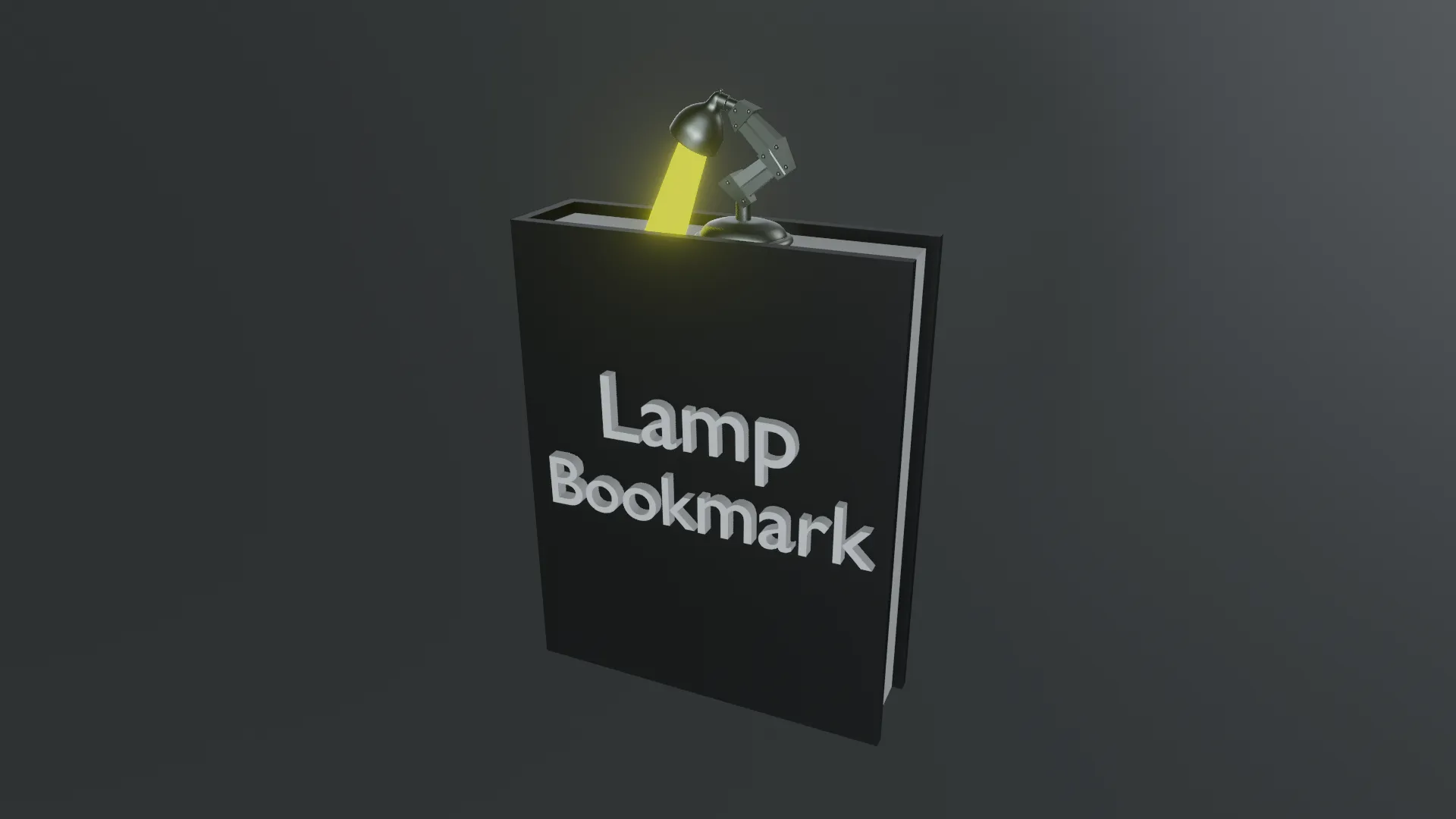 Cute bookmark lamp- Bookend