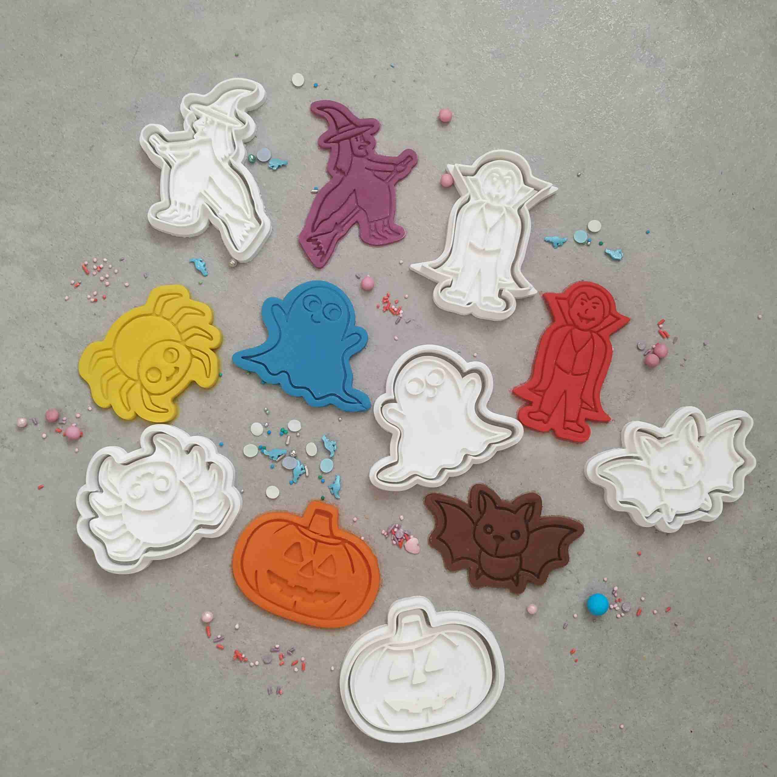 HALLOWEEN COOKIE CUTTERS SET 3D models download Creality Cloud