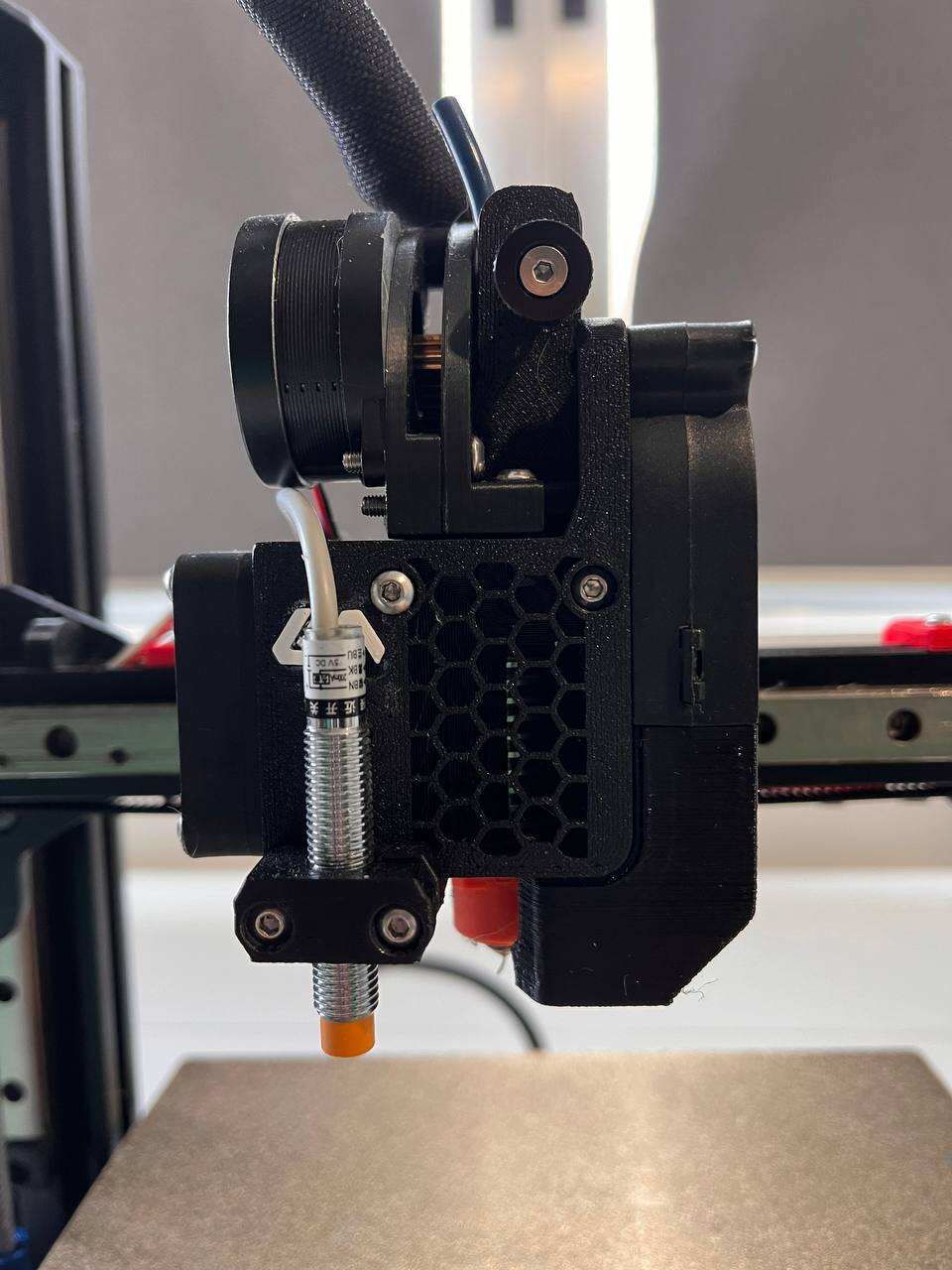 Ender 3 v3 KE Camera Mount for Creality Nebula cam - snap on by PyroShop, Download free STL model