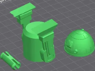 Simple R2D2 with rotating head