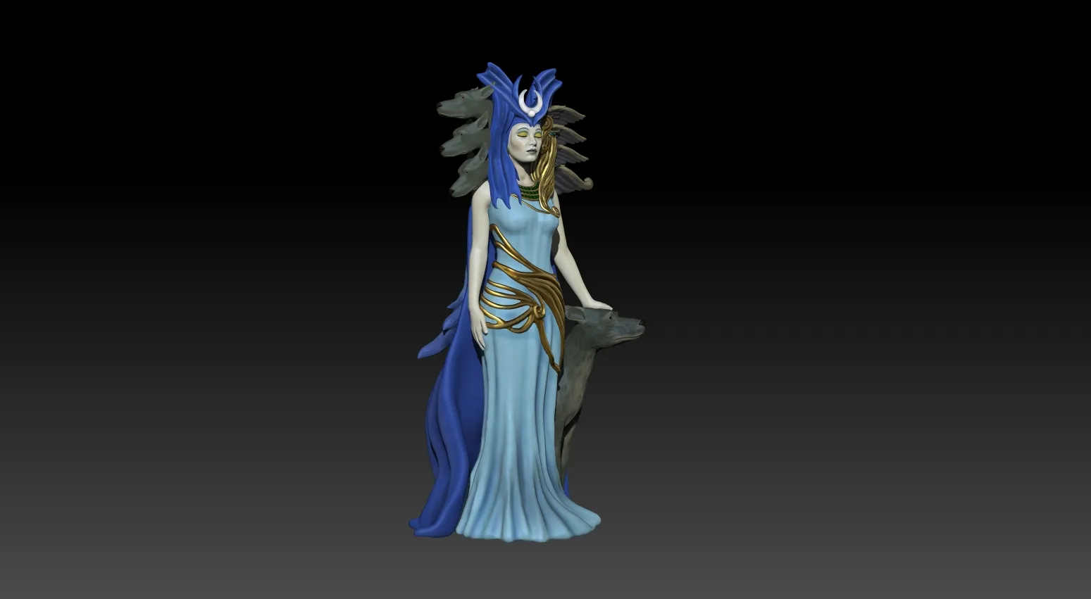 Hecate Goddess Statue