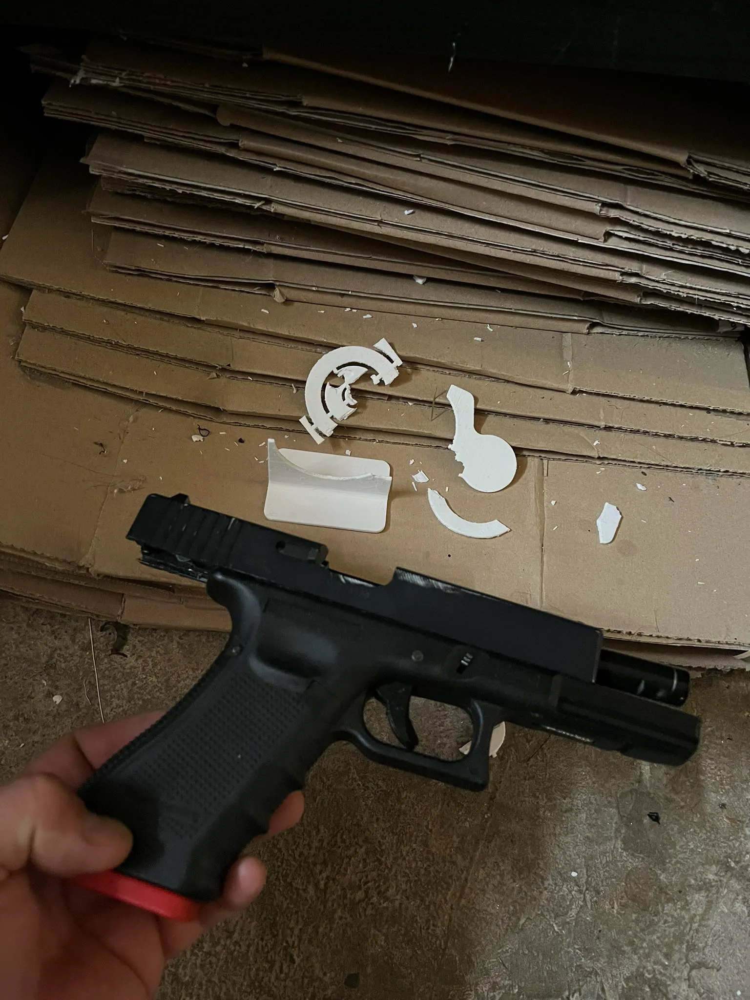 Airsoft target, BB gun