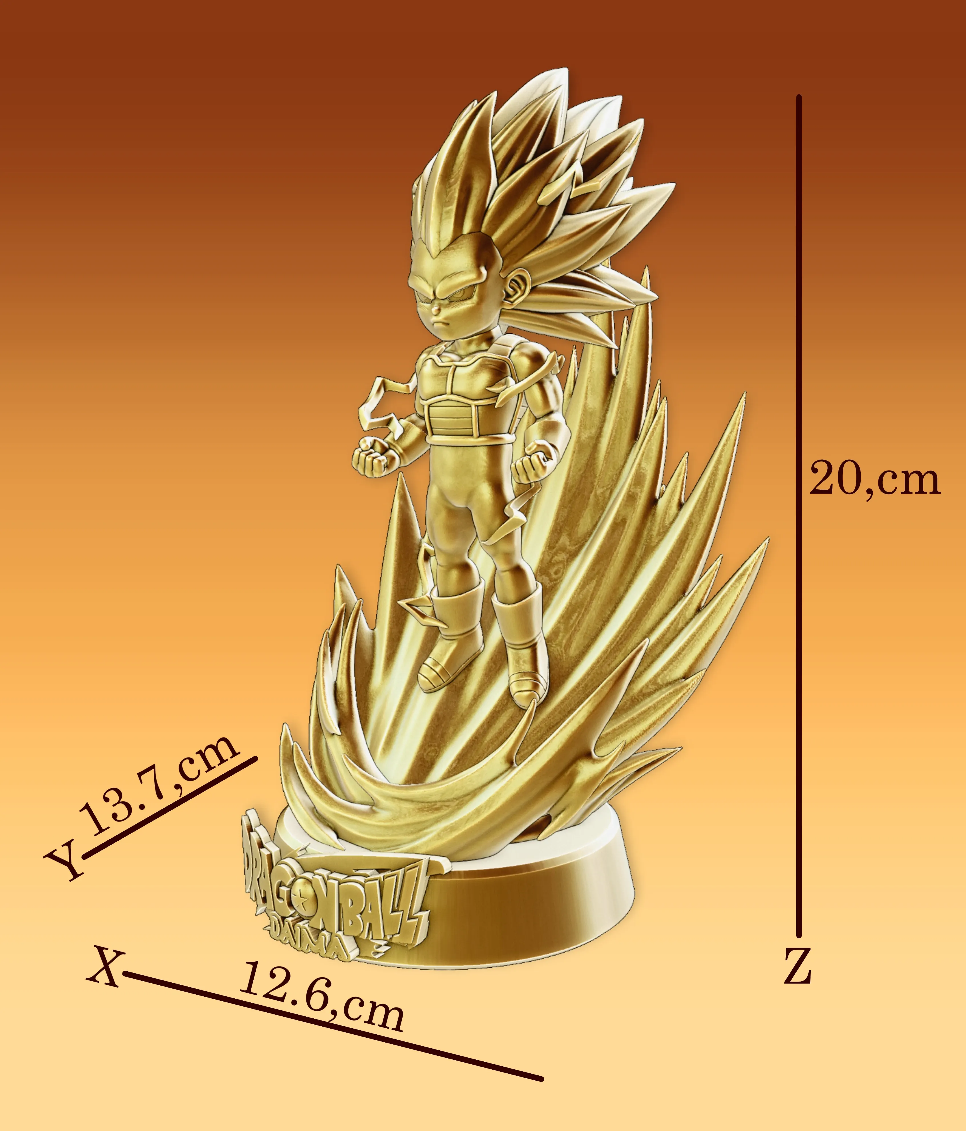 Vegeta Super Saiyan 3 / Dragon Ball Daima