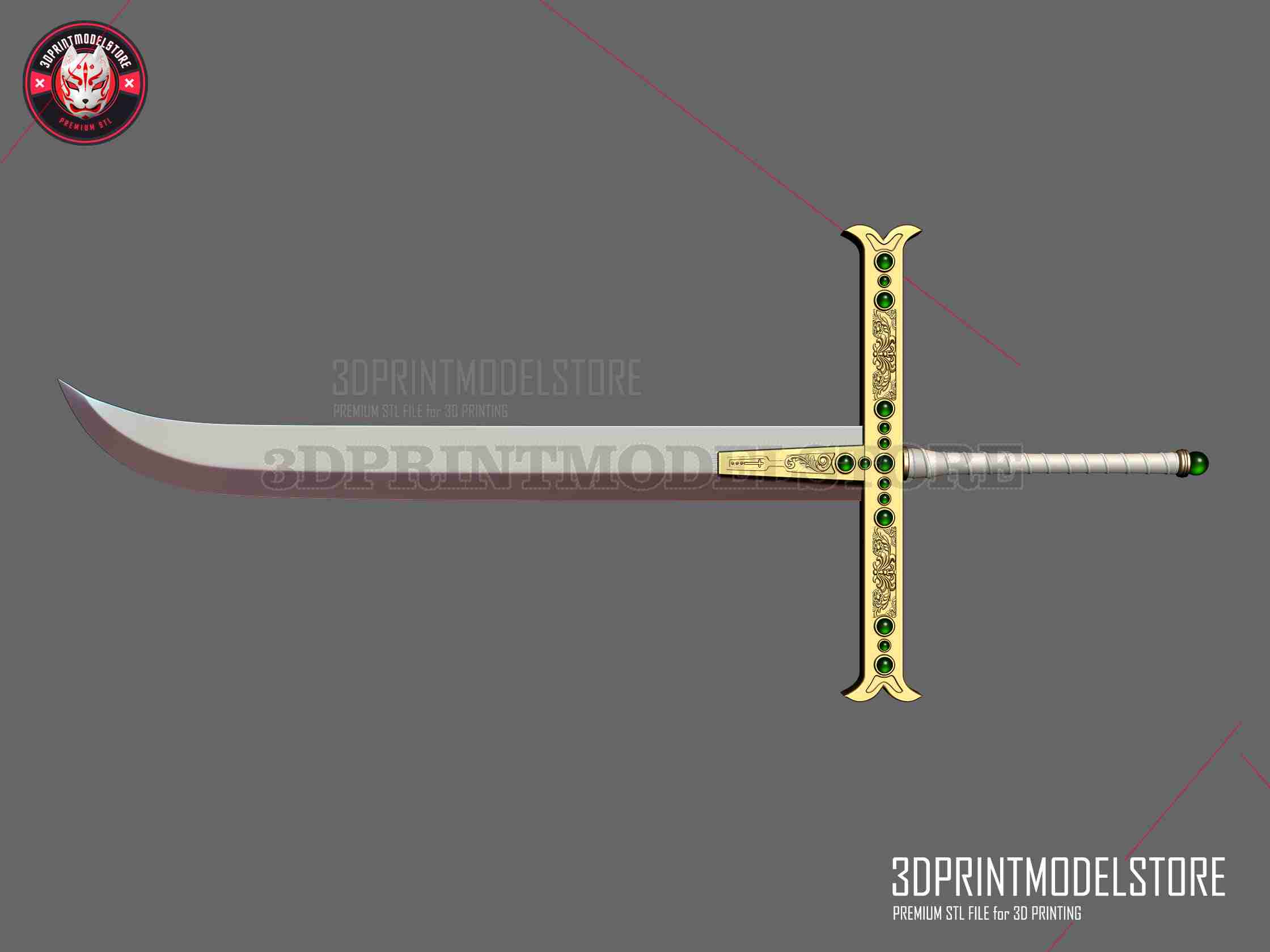 3D printer Yoru Sword - Mihawk Weapon High Quality - One Piece