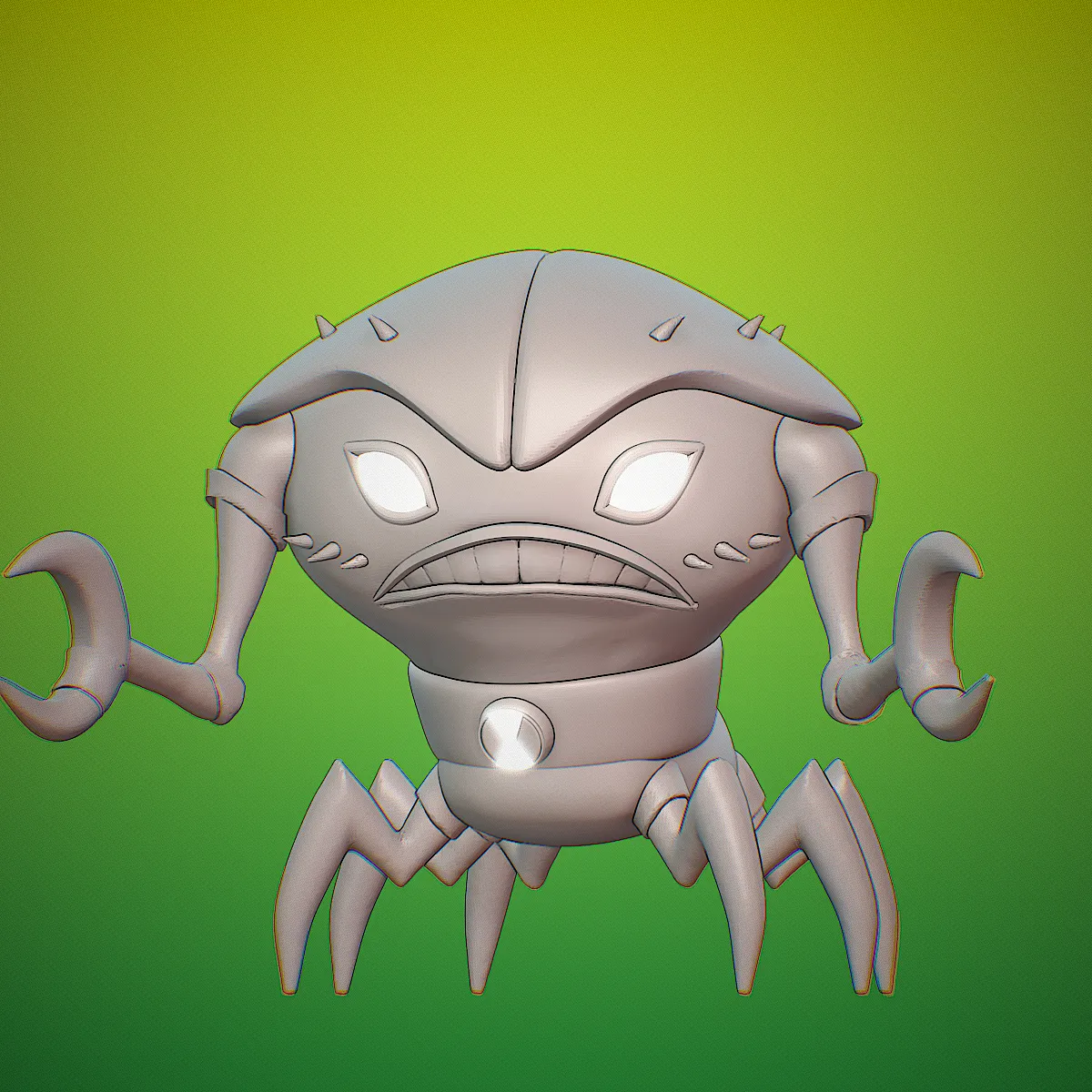 Brainstorm Ben 10 Omniverse fanart