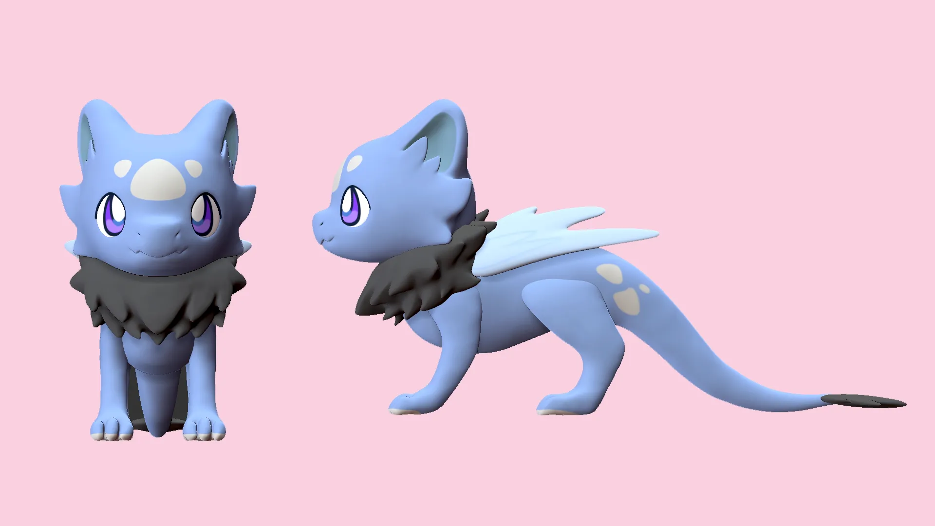 Chibi dragon - Cute dragon - Cartoon dragon