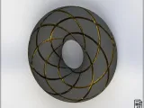 Rodin Coil Torus STL 120mm x 42mm Diameter Coil | 2x6 turns-2