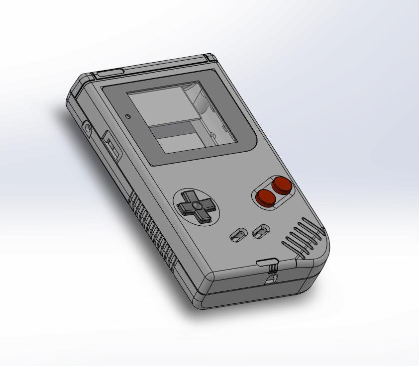 DMG Game Boy Shell | 3D models download | Creality Cloud