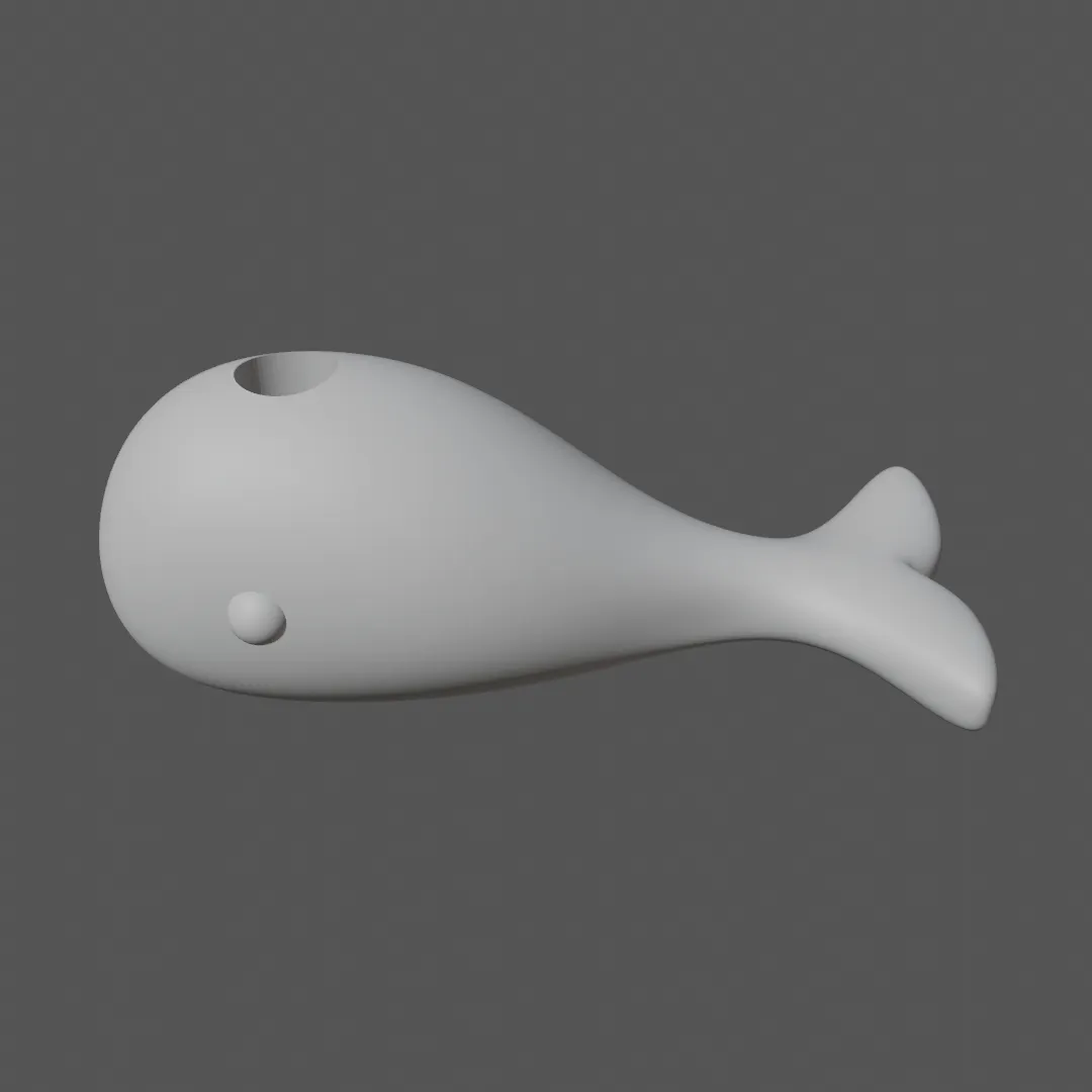 whale pencil holder