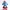 Smurf Superman figurine