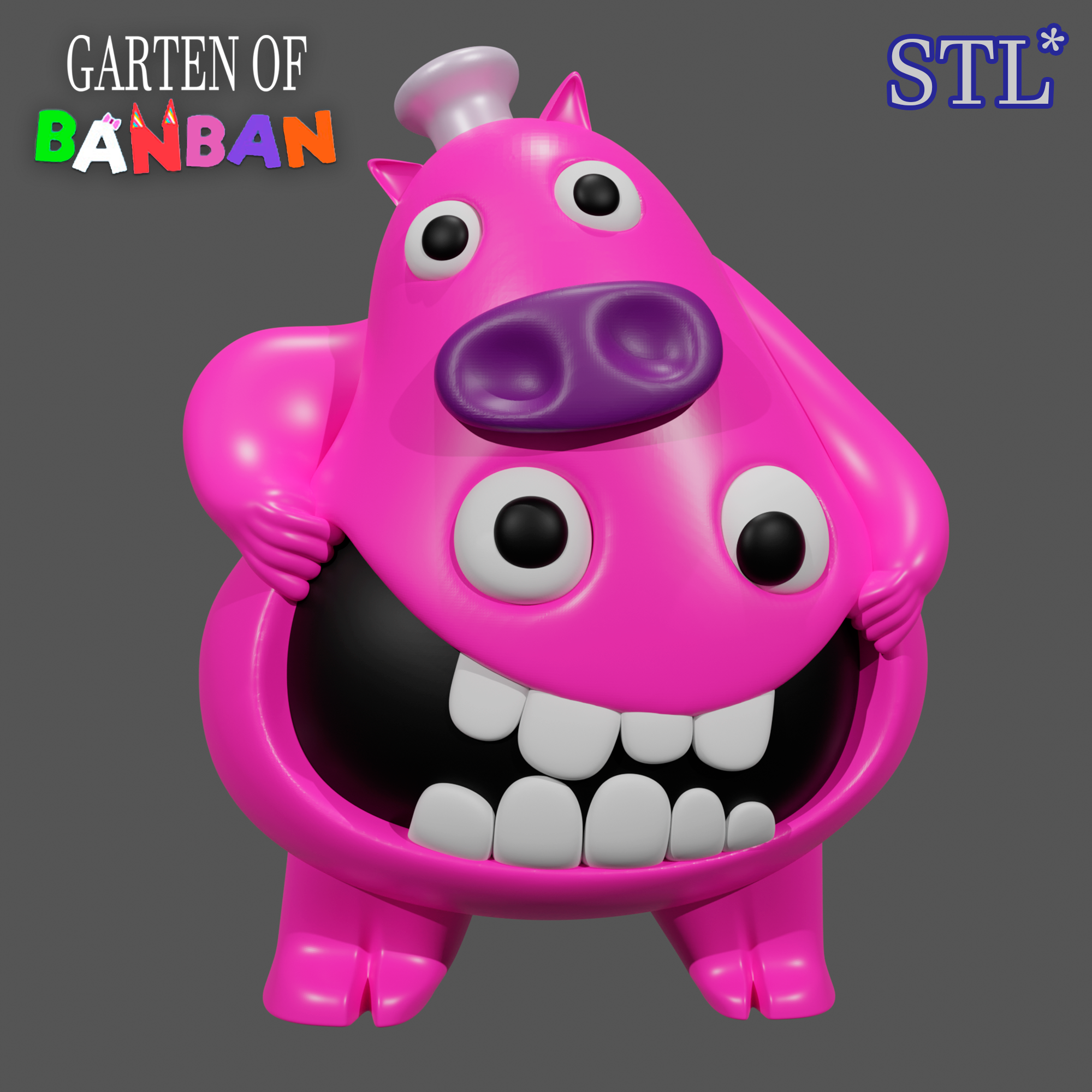 EVIL BANBAN FROM GARTEN OF BANBAN 3 NEW MONSTERS, FAN ART, 3D models  download