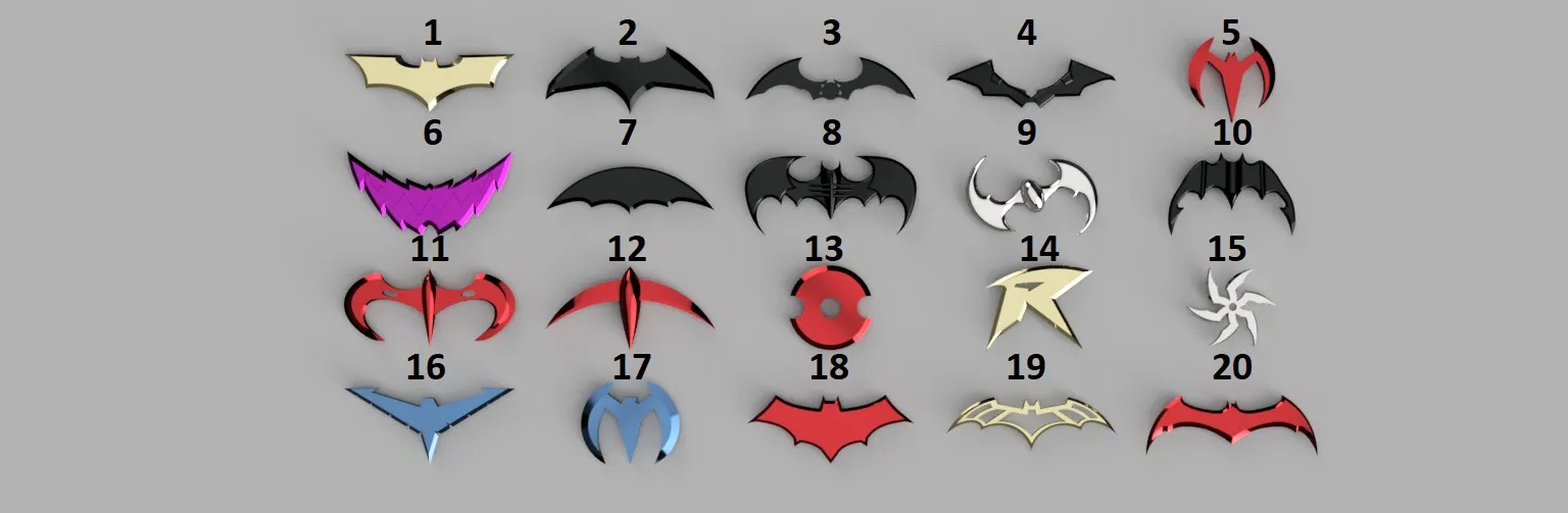 DC Comics Batarangs