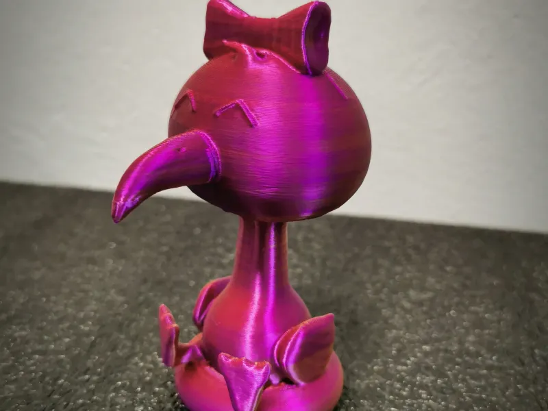 Flamingo in swim ring