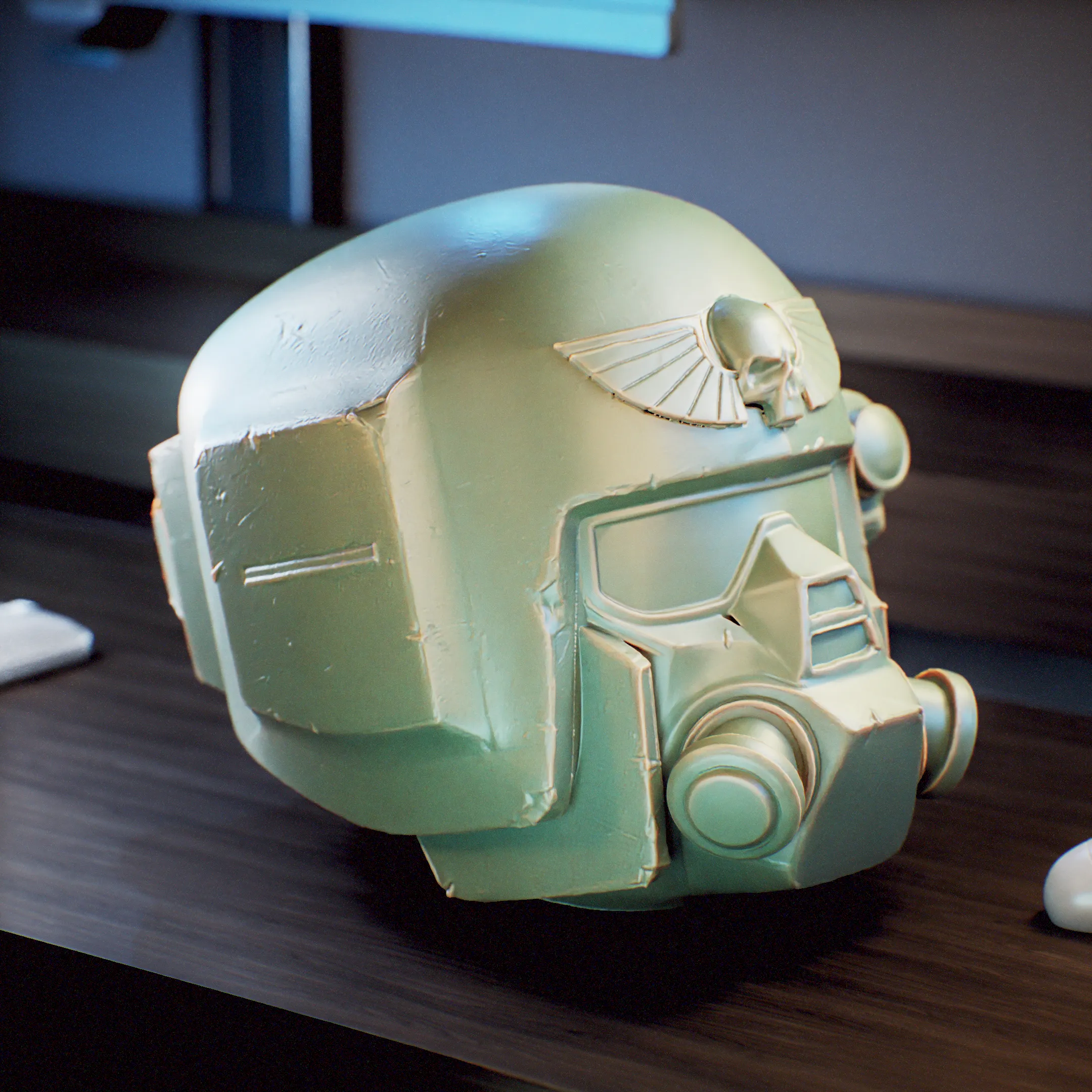 Space Marine Helmet - Astra Militarum - Casco Warhammer