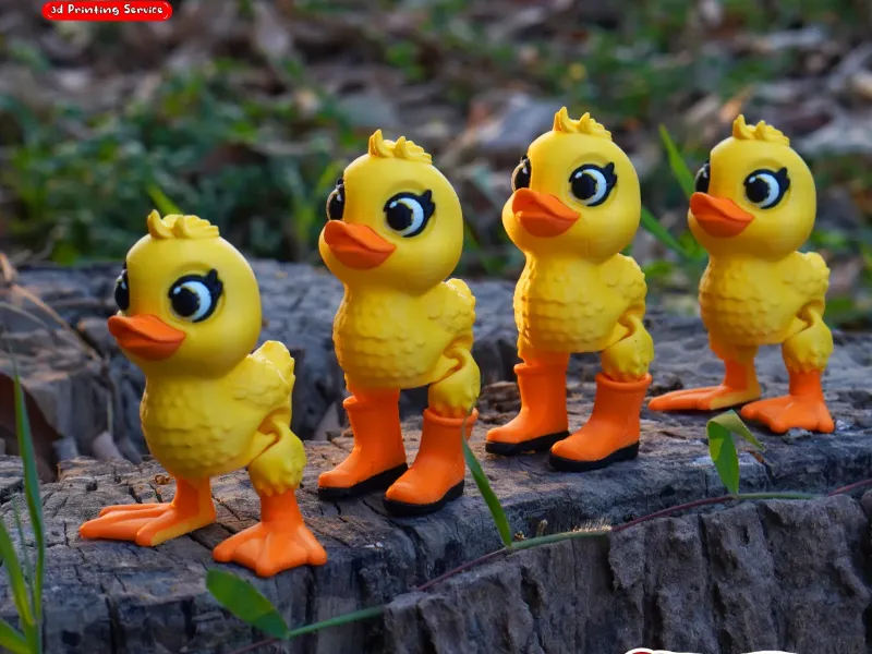 PRINT IN PLACE FLEXI DUCK WITH BOOTS