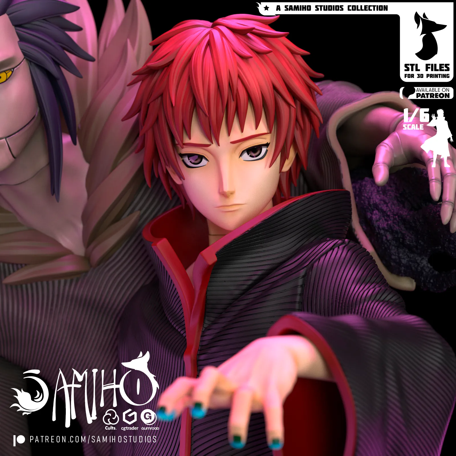 Samiho Studios - Red Sand Sasori: STLs ready for printing