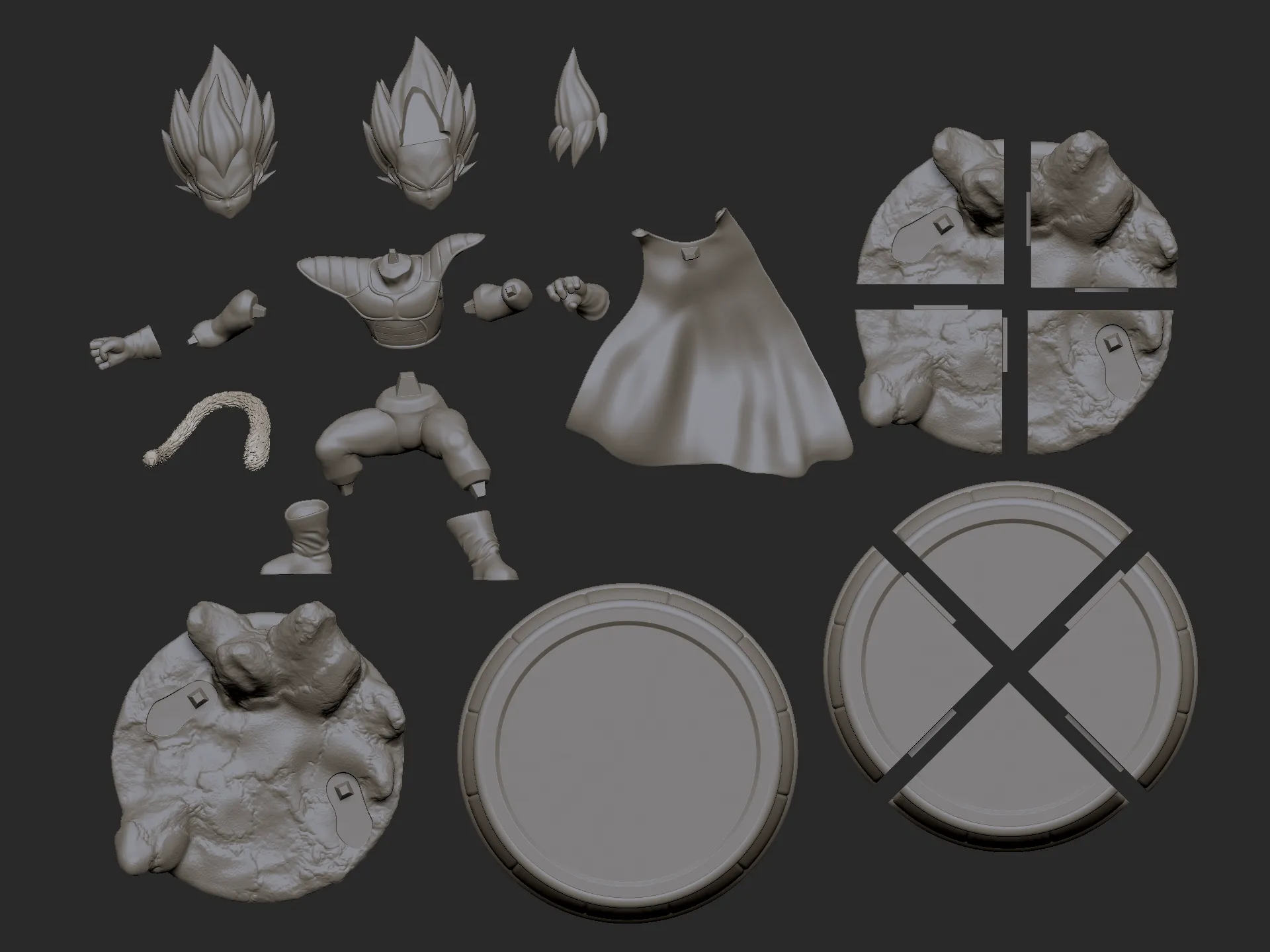 Kid Vegeta STL